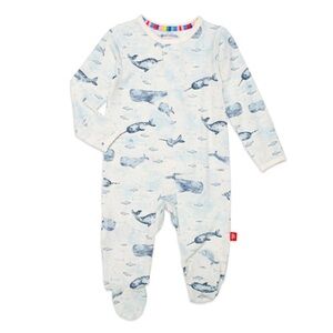 Magnetic Me “Fanta-sea cove” Preemie Modal Footie